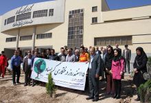 گزارش تصویری مراسم روز درخت کاری در دانشگاه  با حضور ورزشکاران ملی پوش شهرستان شاهرود  